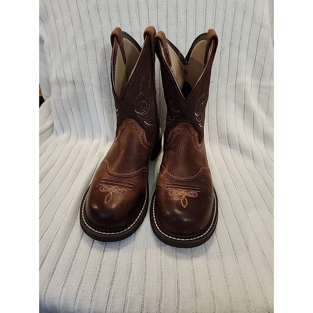 Ariat Women's Fatbaby Heritage Dapper Western Boot Copper Kettle/Brownie 8 B
